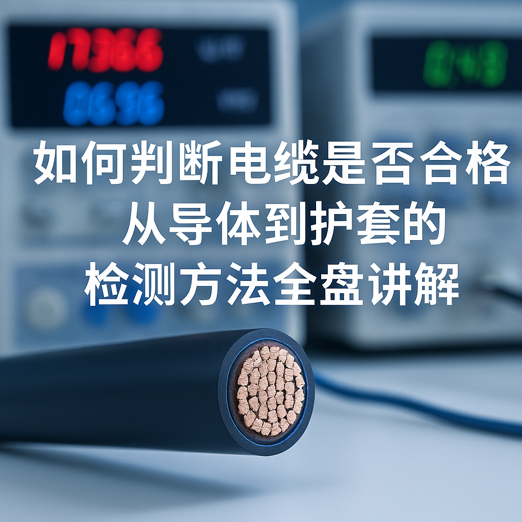 怎样判断电缆是否及格？？？？？？从导体到护套的检测要领通盘解说